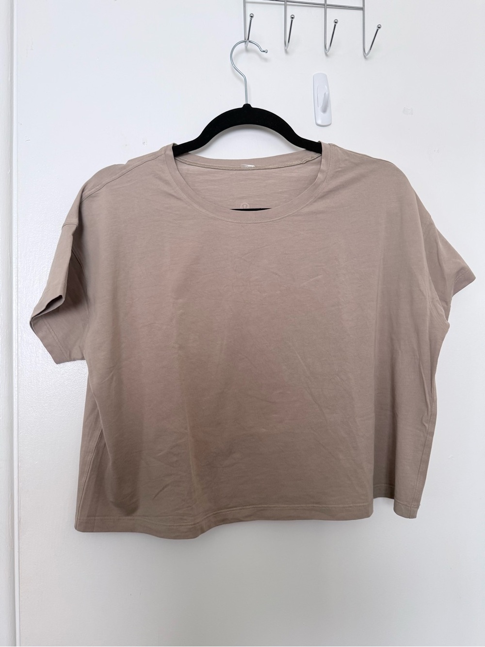 lululemon athletica All Yours Cotton Tee in Taupe